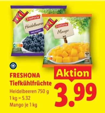 Freshona Tiefkühlfrüchte