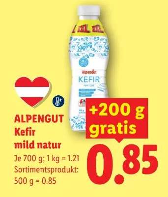 ALPENGUT Kefir mild natur