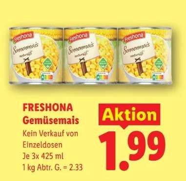 Freshona Gemüsemais