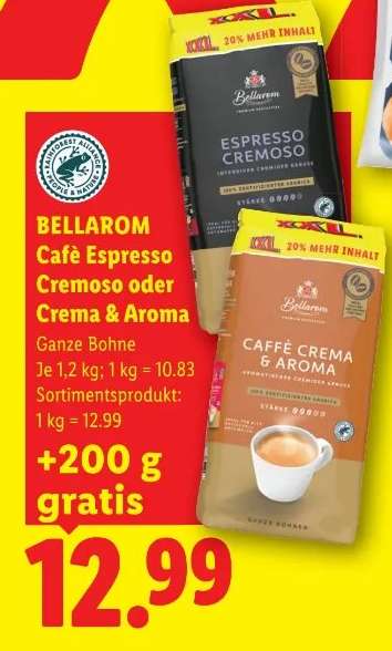 BELLAROM Café Espresso Cremoso oder Crema & Aroma