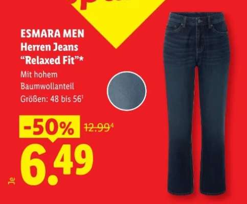 esmara MEN Herren Jeans “Relaxed Fit”