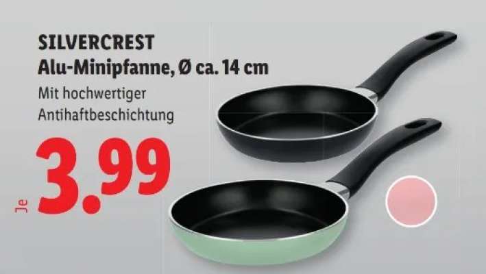 SILVERCREST Alu-Minipfanne, Ø ca. 14 cm