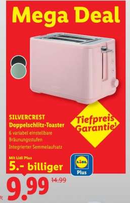 SILVERCREST Doppelschlitz-Toaster