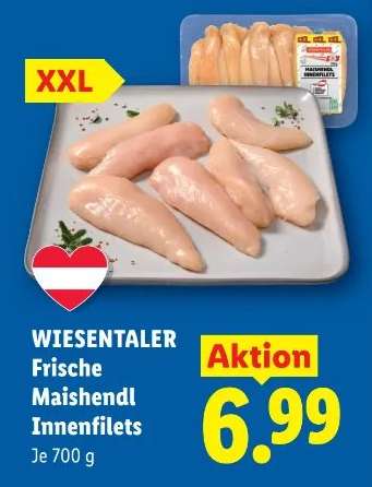 WIESENTALER Frische Maishendl Innenfilets