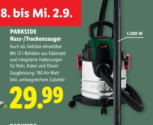 PARKSIDE Nass-/Trockensauger