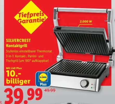 SILVERCREST Kontaktgrill