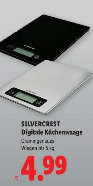 SILVERCREST Digitale Küchenwaage