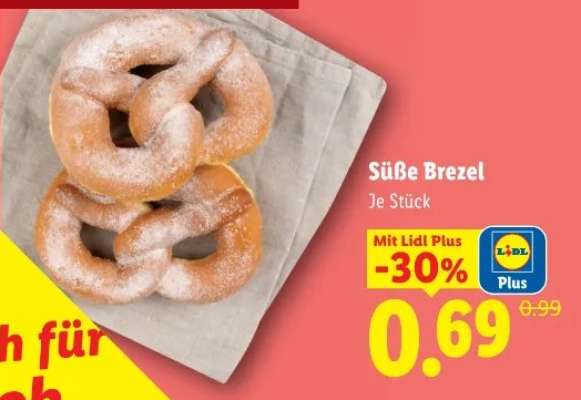 Süße Brezel