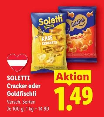 Soletti Cracker oder Goldfischli