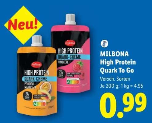 MILBONA High Protein Quark To Go