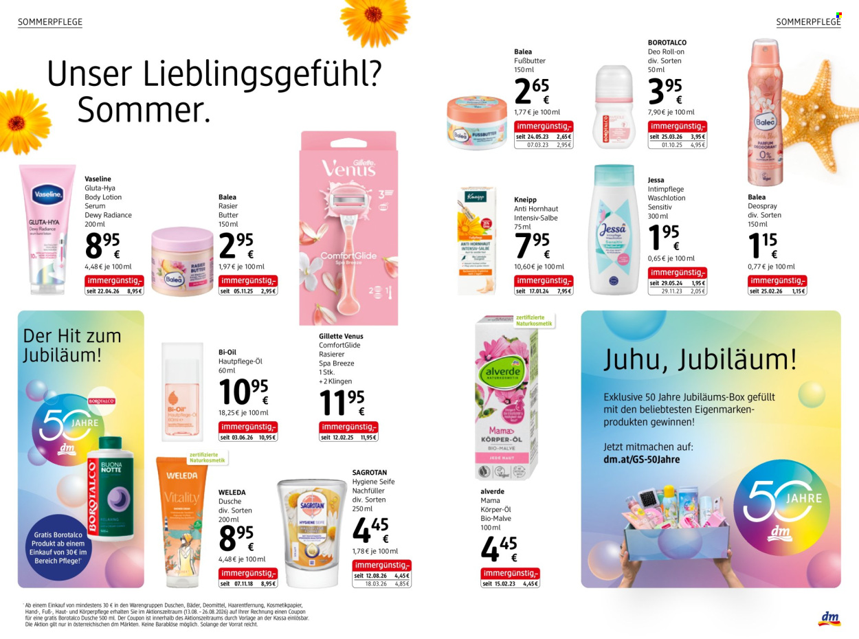 Leták dm drogerie - 1.8.2026 - 31.8.2026. Strana 4