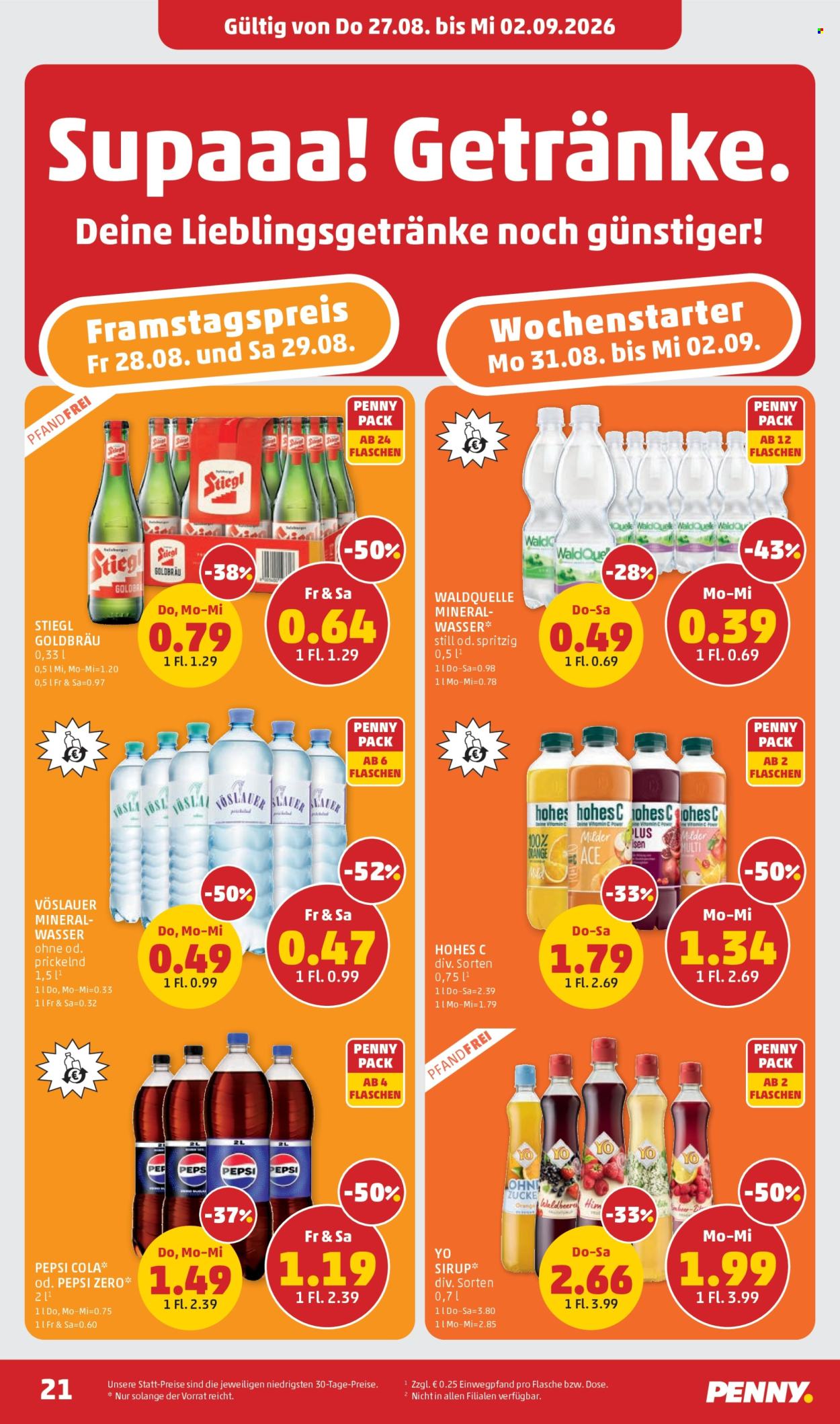 Angebote Penny - 27.8.2026 - 2.9.2026. Seite 21