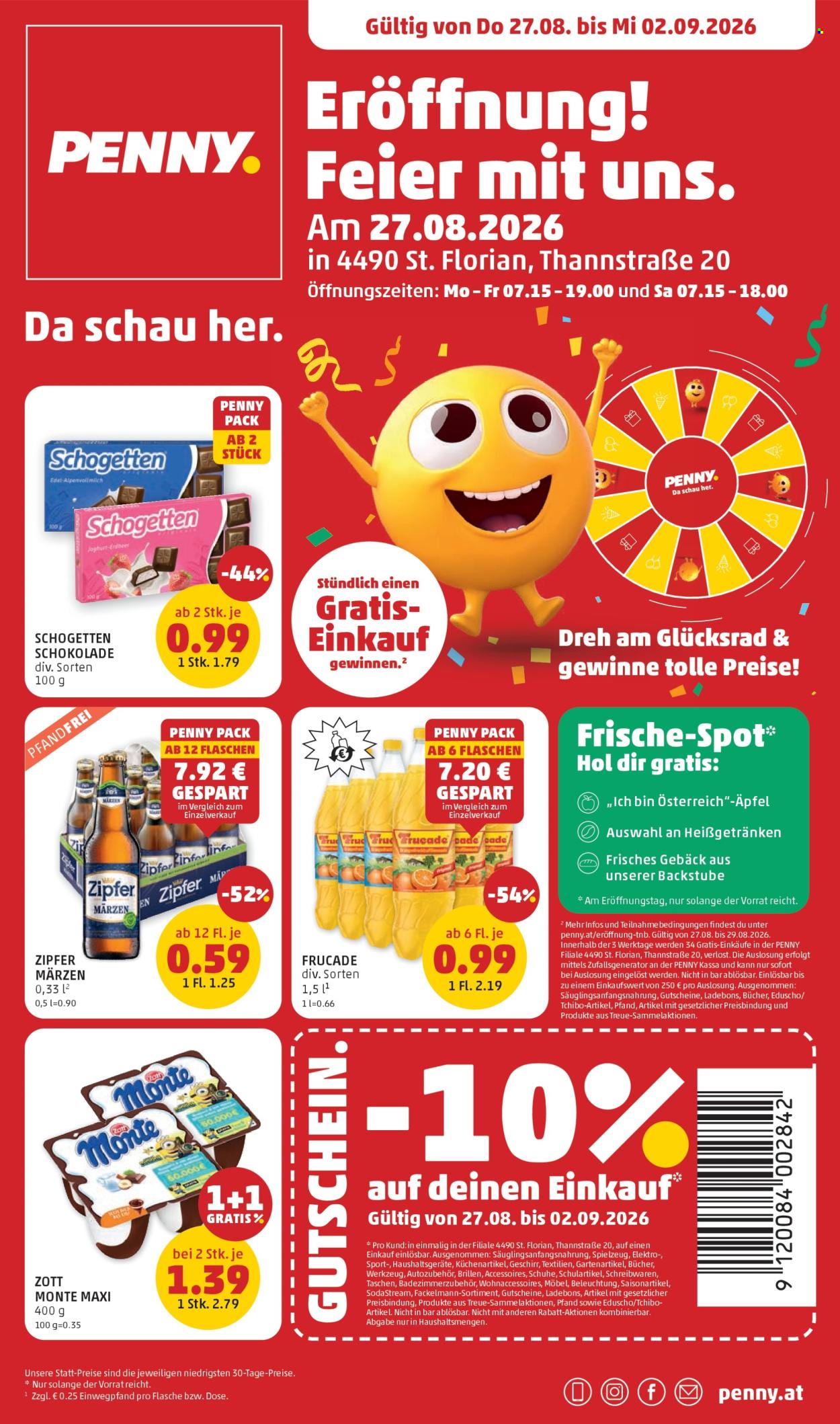 Angebote Penny - 27.8.2026 - 2.9.2026. Seite 1
