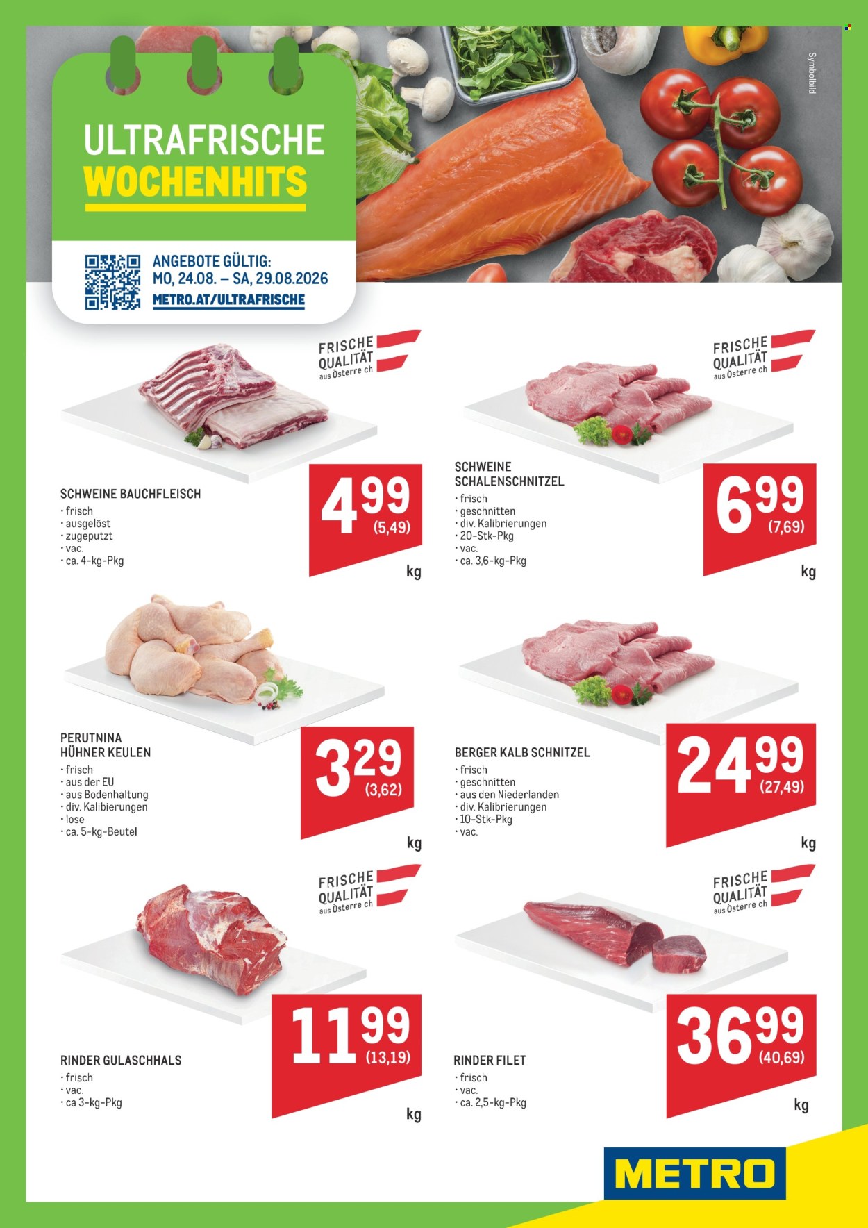 Angebote Metro - 24.8.2026 - 29.8.2026. Seite 1