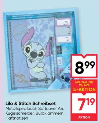 Lilo & Stitch Schreibset
