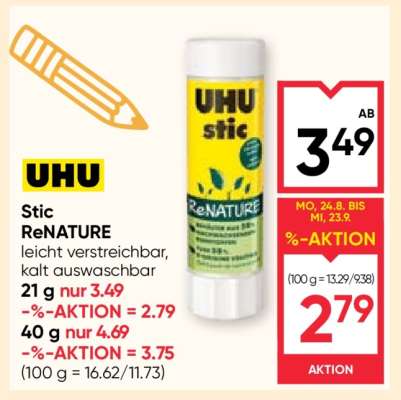 UHU Stic ReNATURE