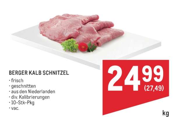 BERGER KALB SCHNITZEL