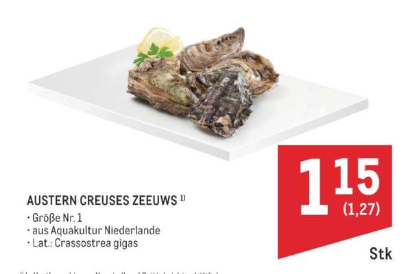 AUSTERN CREUSES ZEEUWS