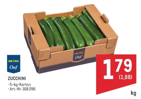 METRO Chef ZUCCHINI
