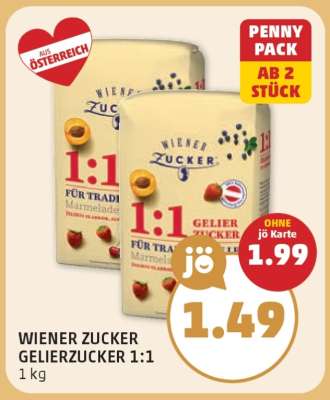 WIENER ZUCKER GELIERZUCKER 1:1*