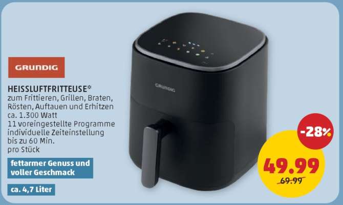 GRUNDIG HEISSLUFTFRITEUSE