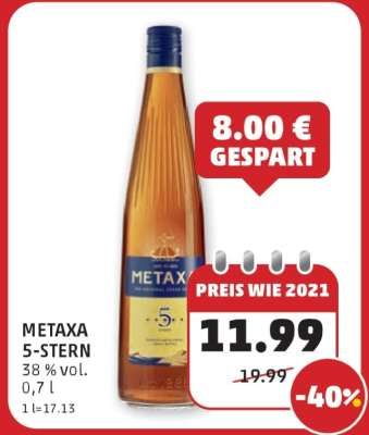 METAXA 5 STERN