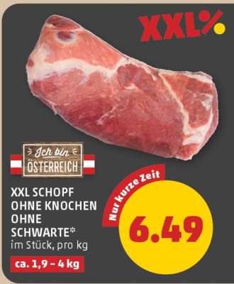 XXL SCHOPF OHNE KNOCHEN OHNE SCHWARTE*