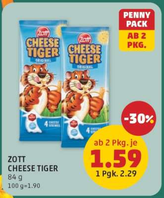 ZOTT CHEESE TIGER