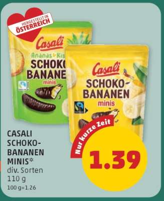 CASALI SCHOKO-BANANEN MINIS