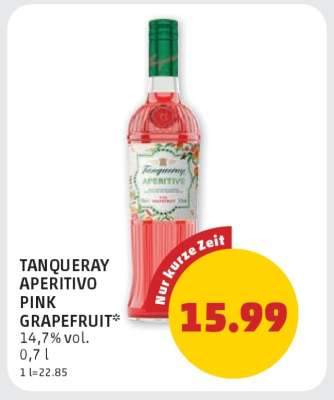 TANQUERAY APERITIVO PINK GRAPEFRUIT
