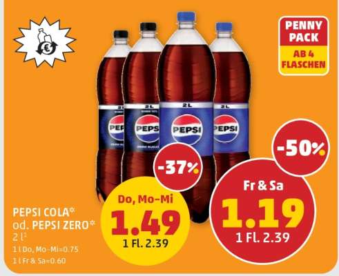 PEPSI COLA od. PEPSI ZERO
