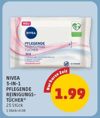 NIVEA 3-IN-1 PFLEGENDE REINIGUNGS-TÜCHER