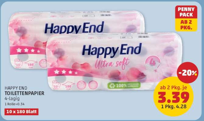 Happy End Toilettenpapier