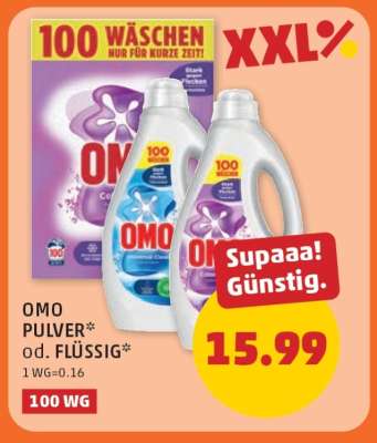 OMO PULVER od. FLÜSSIG