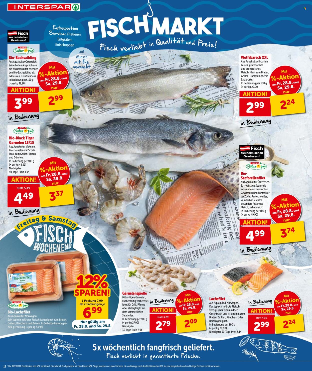 Angebote INTERSPAR - 27.8.2026 - 9.9.2026. Seite 12
