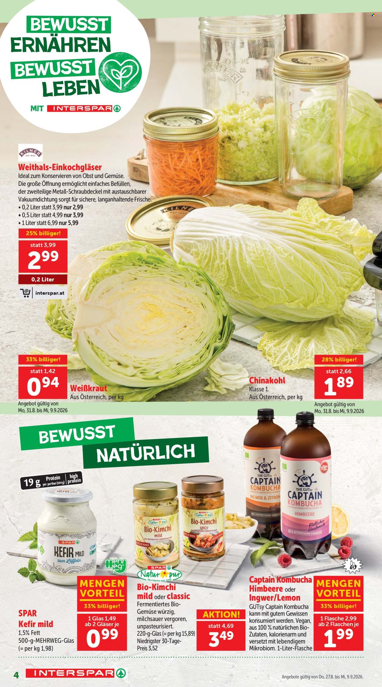 Angebote INTERSPAR - 27.8.2026 - 9.9.2026. Seite 4