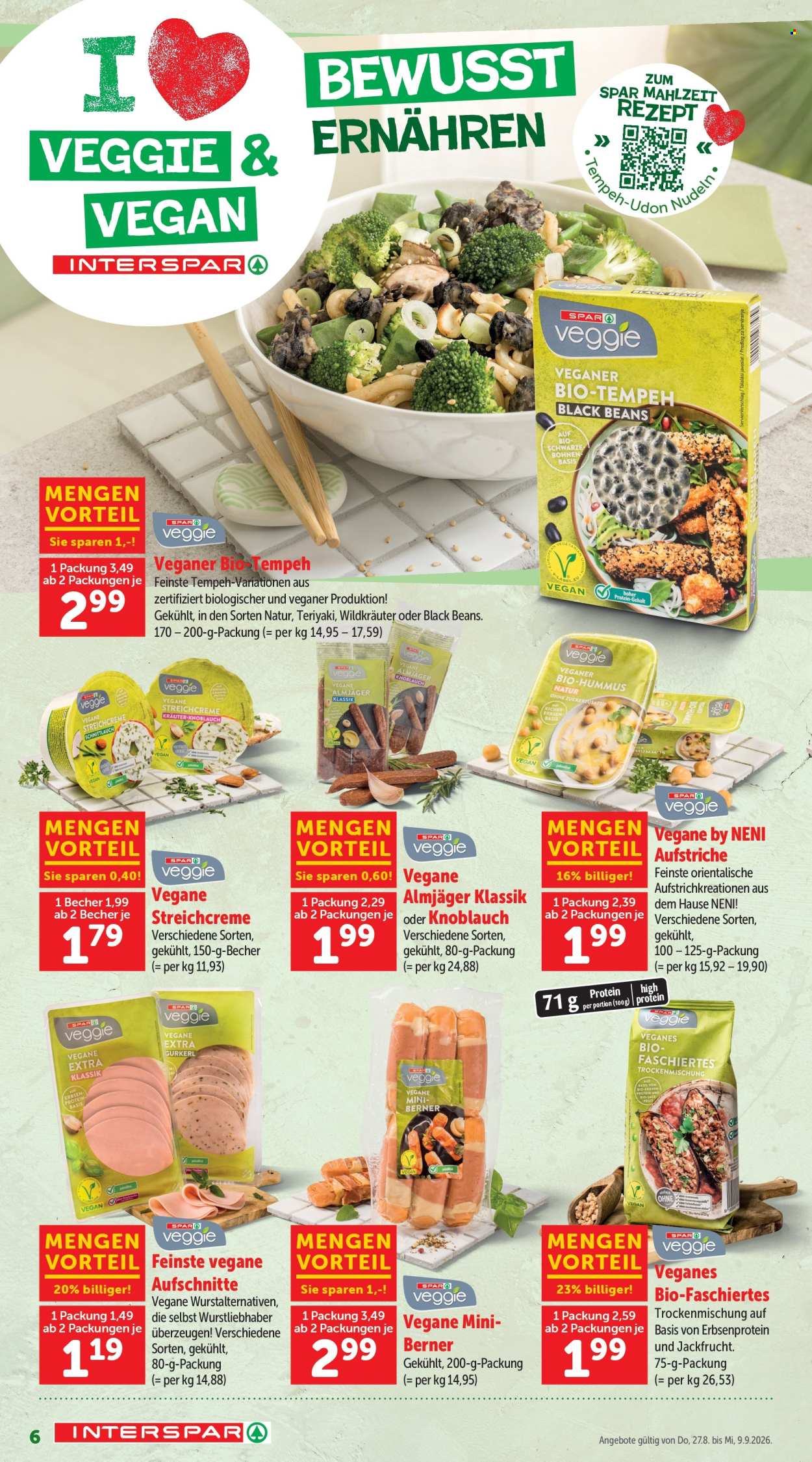 Angebote INTERSPAR - 27.8.2026 - 9.9.2026. Seite 6