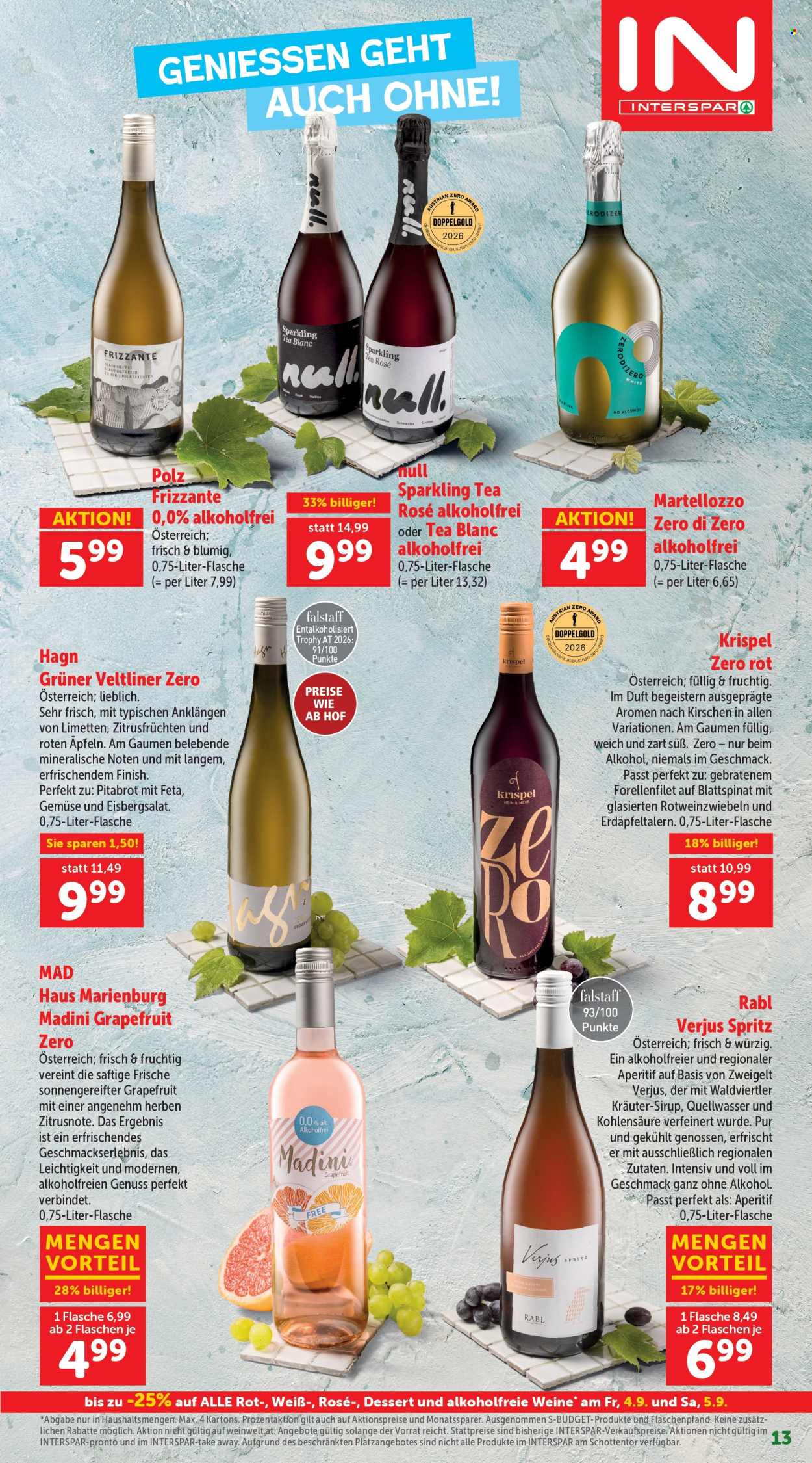 Angebote INTERSPAR - 27.8.2026 - 9.9.2026. Seite 13