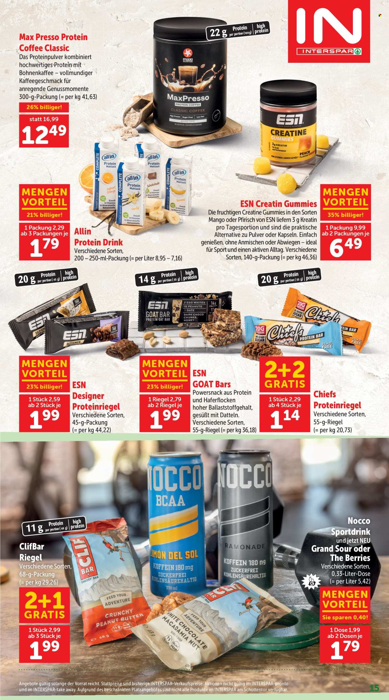 Angebote INTERSPAR - 27.8.2026 - 9.9.2026. Seite 15