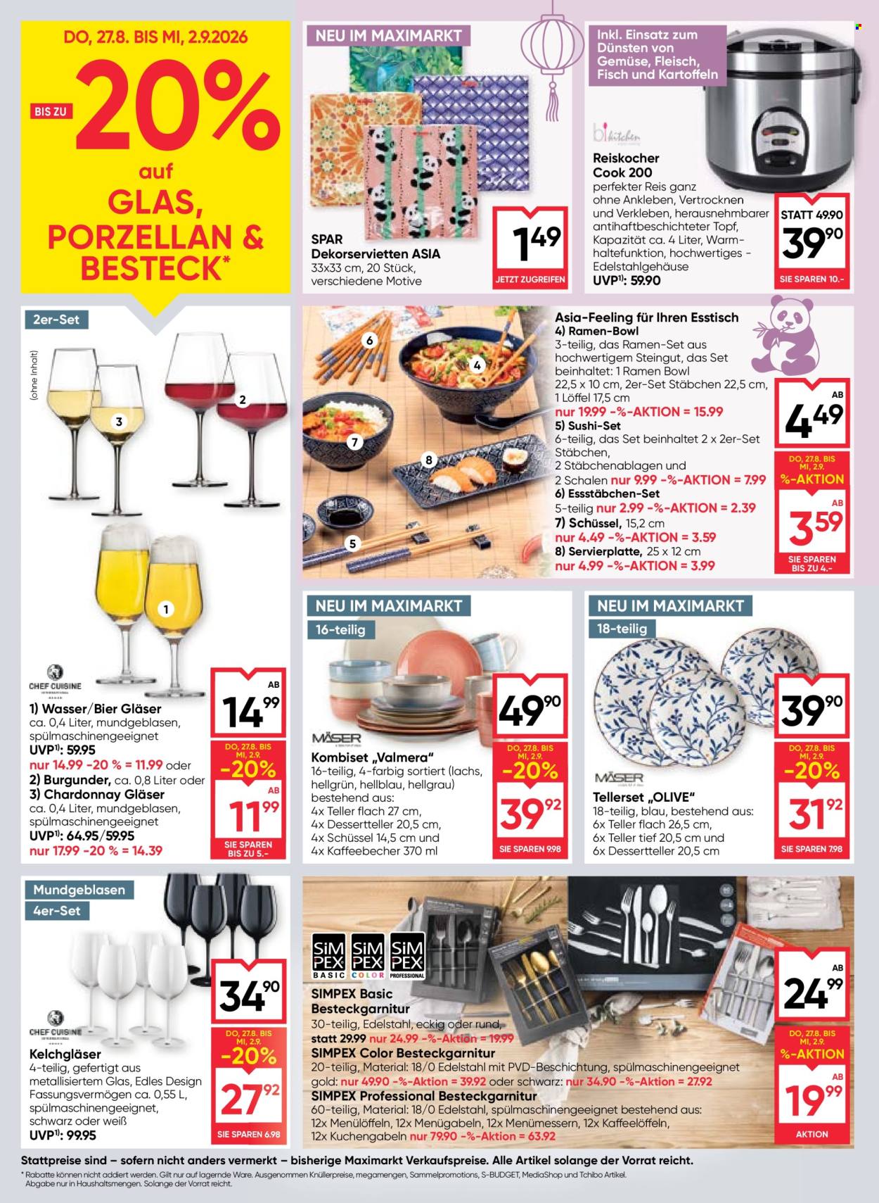 Angebote Maximarkt - 27.8.2026 - 2.9.2026. Seite 18