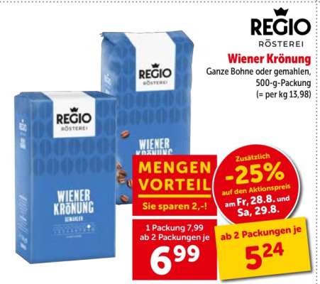 REGIO RÖSTEREI Wiener Krönung