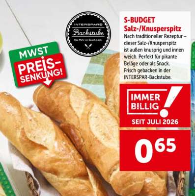 S-BUDGET Salz-/Knusperspitz