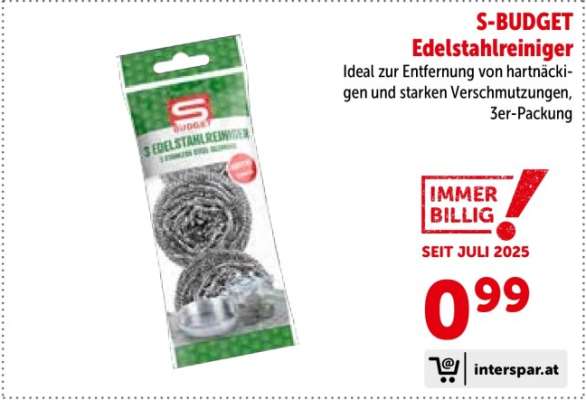 S-BUDGET Edelstahlreiniger