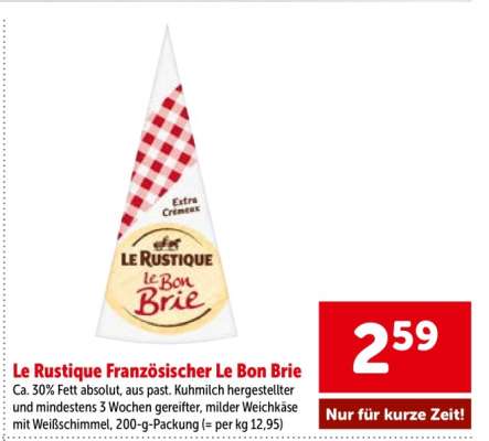 Le Rustique Französischer Le Bon Brie