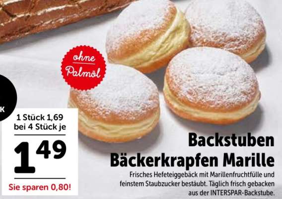 BACKSTUBEN BÄCKERKRAPFEN MARILLE