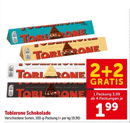 TOBLERONE SCHOKOLADE