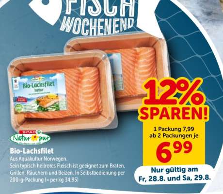 Bio Lachsfilet