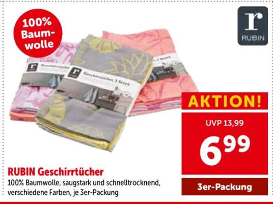 RUBIN Geschirrtücher