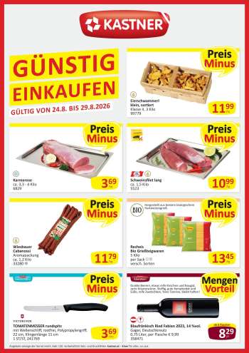 Angebote KASTNER - 24.8.2026 - 29.8.2026.