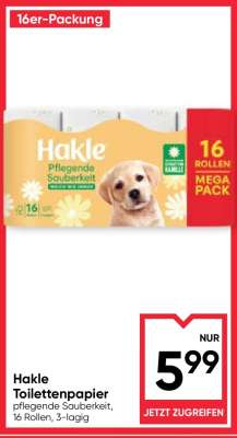 Hakle Toilettenpapier